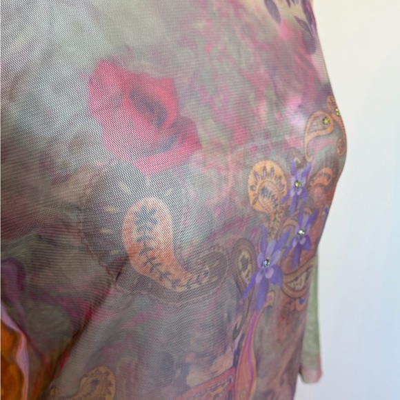 Vintage Y2K Entity Small Sheer Top by Daniel Benjamin - Picture 7 of 13